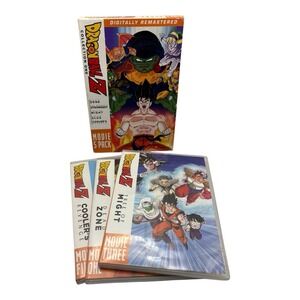 DBZ Movies 1-5 Pack Dragon Ball Z Anime DVD Bundle Digitally Remastered